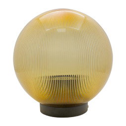 Ball diameter 200 gold prismatic Lemanso PL2103 max. 25W + base with E27