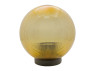 Ball diameter 200 gold prismatic Lemanso PL2103 max. 25W + base with E27