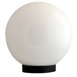 Ball diameter 250 white Lemanso PL2104 max. 25W + base with E27