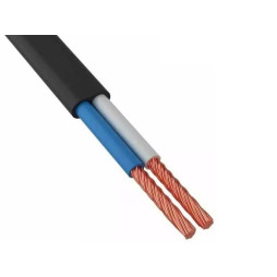 Wire SHVVP 2x1 black copper Vinnytsia (packaging 100m)