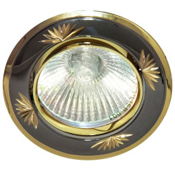 Spot Lemanso DL246 black metallic-gold MR16