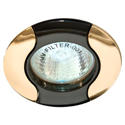 Spot Lemanso DL80 black (graphite) - gold mr16/020