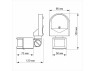 Motion and light sensor VIDEX VL-SPW02W 220V 1200W infrared
