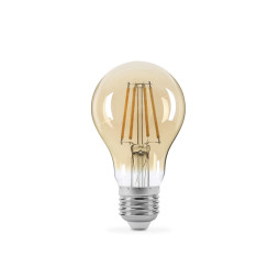 LED lamp TITANUM Filament A60 7W E27 2200K bronze
