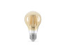 LED lamp TITANUM Filament A60 7W E27 2200K bronze