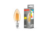 LED lamp TITANUM Filament C37 4W E14 2200K bronze