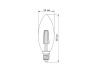 LED lamp TITANUM Filament C37 4W E14 4100K