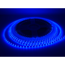 LED strip 2835-60led-8mm-12V IP20 5W/m 20-22LM/led double board CRI70 blue (50m coil) without wiring LEDUA