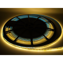 LED strip 2835-120led-8mm-12V IP20 10W/m 20-22LM/led double board CRI70 3000K (50m coil) LEDUA