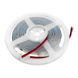 LED strip 2835-120led-8mm-220V, IP20 8W/m 20-22LM double board warm white 2 years warranty LEDUA