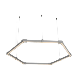 Lamp collapsible LED pendant, Hexagon, Honeycomb, ceiling "Hexagon mini" hexagon 110-240V 24W 4500k 500*6 LEDUA