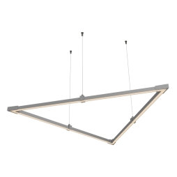 LED pendant lamp, ceiling lamp "Delta mini" triangle 110-240V 24W 3500k1000*1000*1000 LEDUA