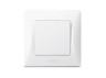 Single-button switch white VIDEX BINERA
