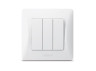 Three-button switch white VIDEX BINERA