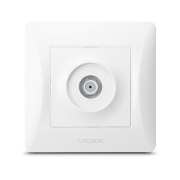 SAT single satellite socket white VIDEX BINERA VF-BNSK1SATE-W