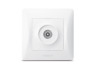 TV single television socket white VIDEX BINERA