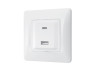 USB-A + USB-C PD20W socket white VIDEX BINERA
