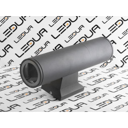 LED street wall lamp 2*G45/A60 15W 12V IP65 gray 1m cable LM995 Lemanso