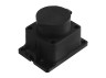 Socket 1 socket with grounding rubber Lemanso