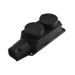 Socket 2 socket with grounding rubber Lemanso