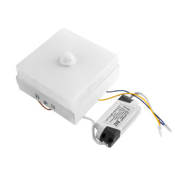 LED surface-mounted DownLight 12w 220V with sensor square 4500k LM528 Lemanso