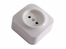 Single surface-mounted socket Note white LMR2303 Lemanso