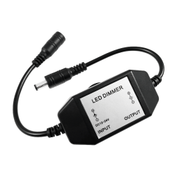 Single-channel dimmer 2A 12-24V black #44/1 (1009514) AVT