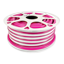 LED neon 8*16mm 120led 2835 12V 8W/m IP65 pink #55-P (coil 25m) AVT