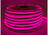 LED neon 8*16mm 120led 2835 12V 8W/m IP65 pink #55-P (coil 25m) AVT
