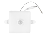 LED recessed DownLight square ESTER sensor 9W 85-265V 5000K #471/1 AVT