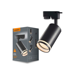 LED track light for GU10 lamp 220-240V Black (VL-SPF05C-B) VIDEX