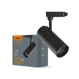 LED track light 20W 170-265V 4100K black (VL-TR04-204B) VIDEX