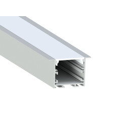 Aluminum profile for LED strip AL-17 2 meters anodized mortise ceiling "Some deformation" LEDUA