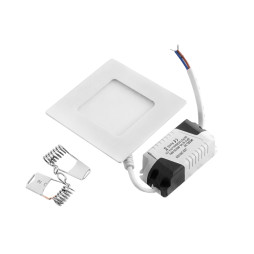 LED recessed DownLight 3w 220V square 4000k