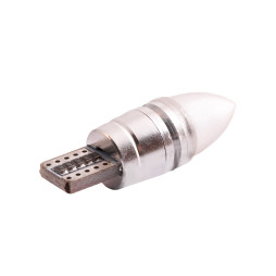 LED car lamp T10-HP-3pcs 1w floral lens white 12V LEDUA