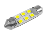 LED car lamp S85-36mm-6smd 3528 white 12V LEDUA