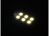 LED car lamp S85-39mm-6smd 3528 white 12V LEDUA