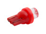 LED car lamp T10-1pc-concave LED red 24V LEDUA