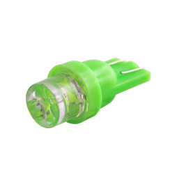 LED auto lamp T10-1pc-concave LED green 24V LEDUA