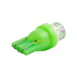 LED auto lamp T10-1pc-concave LED green 24V LEDUA