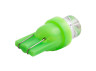 LED auto lamp T10-1pc-concave LED green 24V LEDUA