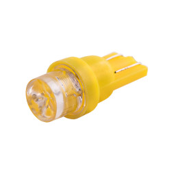 LED auto lamp T10-1pc-concave LED yellow 24V LEDUA