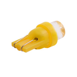 LED auto lamp T10-1pc-concave LED yellow 24V LEDUA