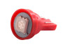 LED auto lamp T10-5050-1smd red 24V LEDUA