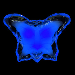 Night light Lemanso Butterfly blue 3 LED / NL101