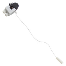 Lemanso switch with cord black LMA3318 (sold in multiples of 20 pcs) without fixing