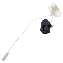 Lemanso switch with cord black LMA3318 (sold in multiples of 20 pcs) without fixing