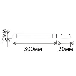 Lamp Lemanso 6W 6500K 420LM 0.3m / LM910-6 matte