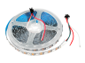 LED strip 5050-60led-10mm-5V 12W/m 1500cmd IP20 WS2812 2 years warranty RGB SMART LEDUA