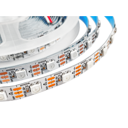 LED strip 5050-60led-10mm-5V 12W/m 1500cmd IP20 WS2812 2 years warranty RGB SMART LEDUA